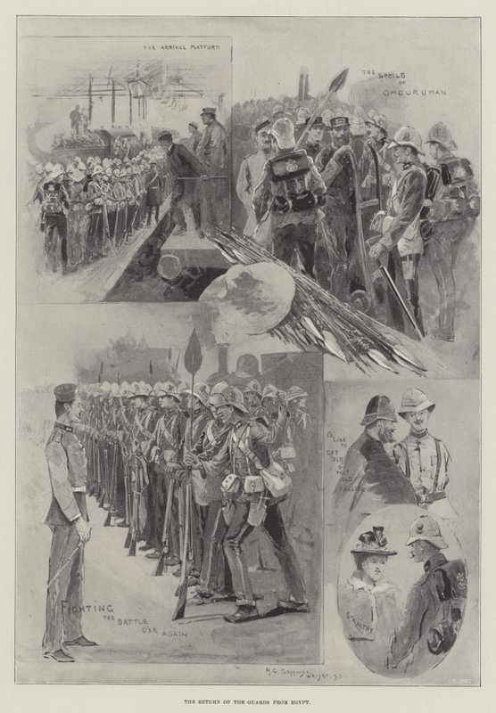El Regreso de los Guardias de Egipto de Henry Charles Seppings Wright