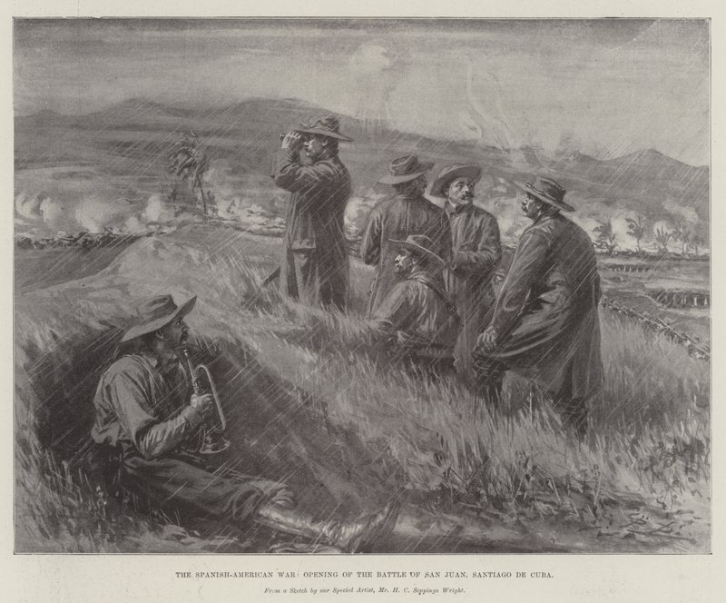 La Guerra Hispanoamericana, Apertura de la Batalla de San Juan, Santiago de Cuba de Henry Charles Seppings Wright