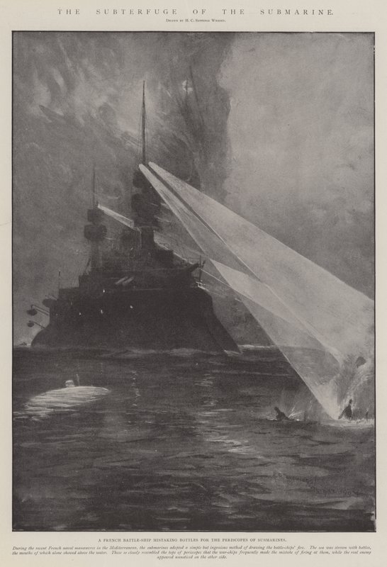 El subterfugio del submarino de Henry Charles Seppings Wright