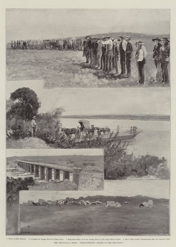 La Crisis del Transvaal, Escenas Características en las Repúblicas de Henry Charles Seppings Wright