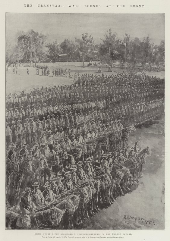 La guerra del Transvaal, escenas en el frente de Henry Charles Seppings Wright