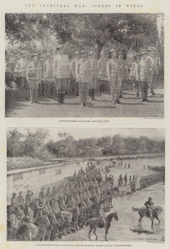 La guerra de Transvaal, escenas en Natal de Henry Charles Seppings Wright