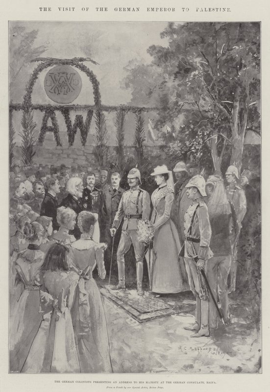 La Visita del Emperador Alemán a Palestina de Henry Charles Seppings Wright