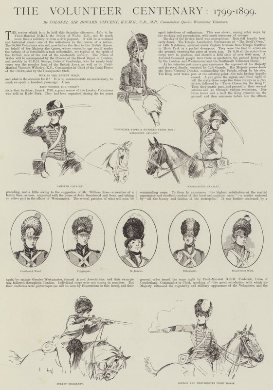 El Centenario del Voluntario, 1799-1899 de Henry Charles Seppings Wright