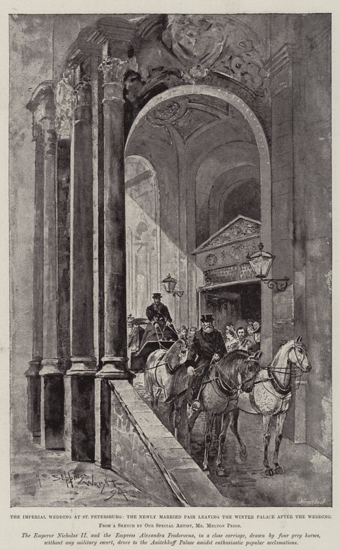 La boda de Nicolás II, zar de Rusia de Henry Charles Seppings Wright