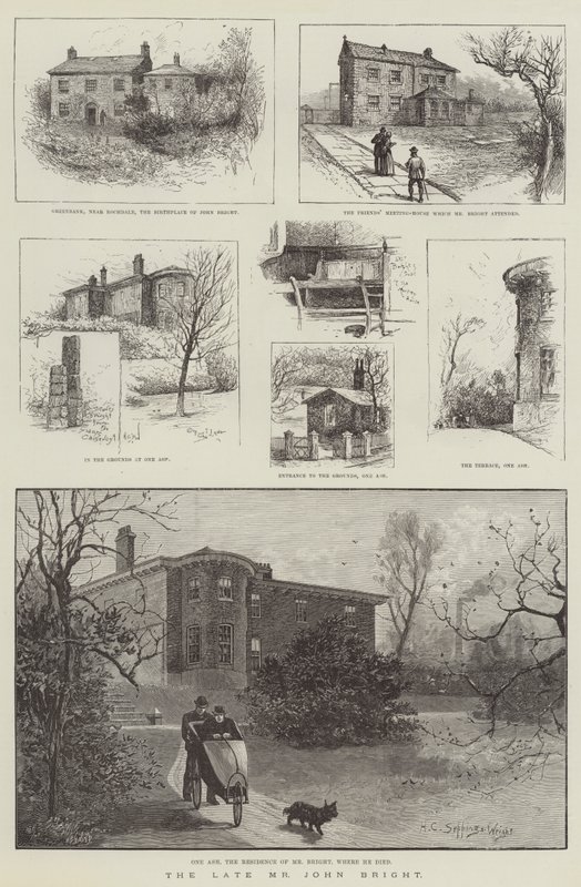 El difunto Sr. John Bright de Henry Charles Seppings Wright