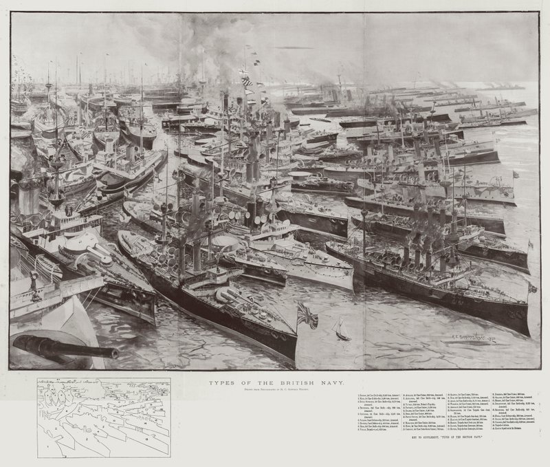 Tipos de la Marina Británica de Henry Charles Seppings Wright