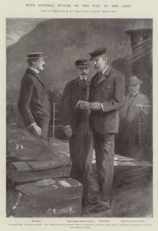 Con el General Buller en camino al Cabo de Henry Charles Seppings Wright