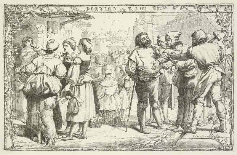 Ilustración para El Progreso del Peregrino por John Bunyan de Henry Courtney Selous