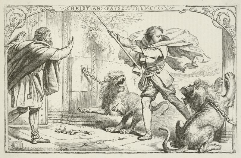 Ilustración para El progreso del peregrino de John Bunyan de Henry Courtney Selous