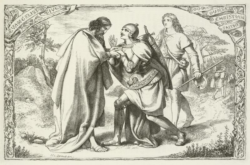 Ilustración para El progreso del peregrino de John Bunyan de Henry Courtney Selous