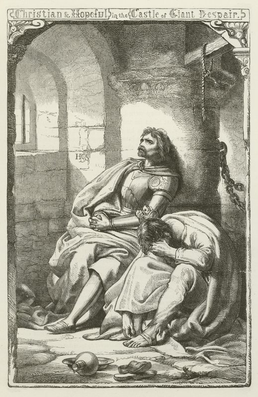 Ilustración para El progreso del peregrino de John Bunyan de Henry Courtney Selous