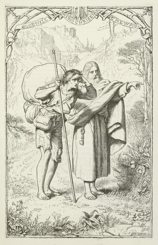 Ilustración para El progreso del peregrino de John Bunyan de Henry Courtney Selous