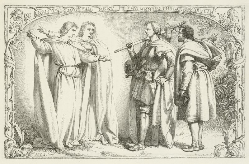 Ilustración para El Progreso del Peregrino por John Bunyan de Henry Courtney Selous