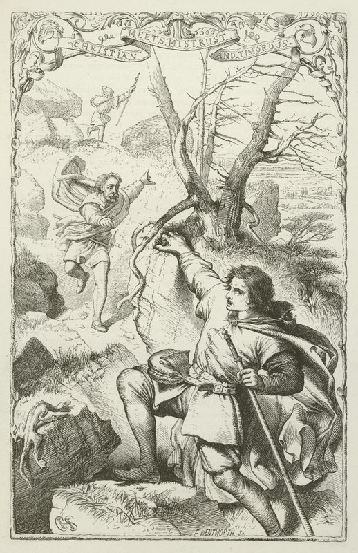 Ilustración para El progreso del peregrino de John Bunyan de Henry Courtney Selous
