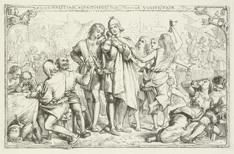 Ilustración para El progreso del peregrino de John Bunyan de Henry Courtney Selous