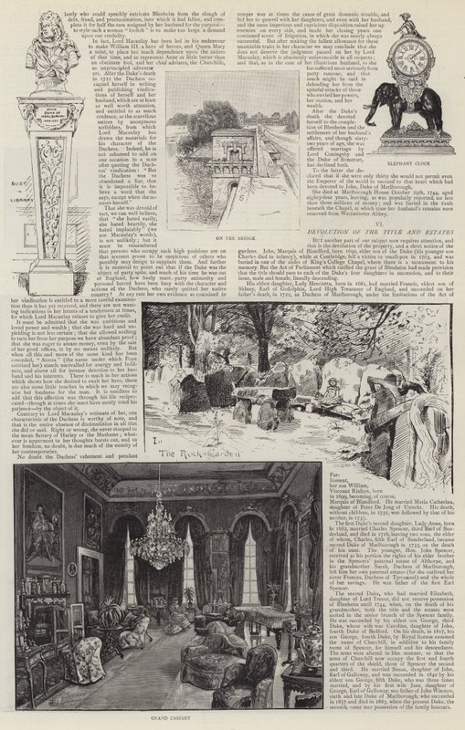 Palacio de Blenheim Ilustrado de Henry Edward Tidmarsh