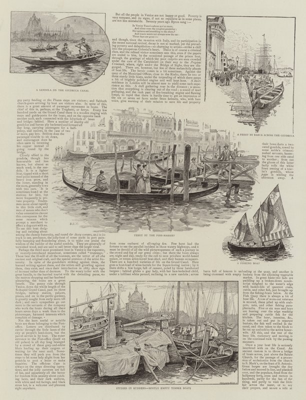 Barcos de Venecia de Henry Edward Tidmarsh