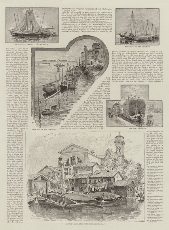 Barcos de Venecia de Henry Edward Tidmarsh
