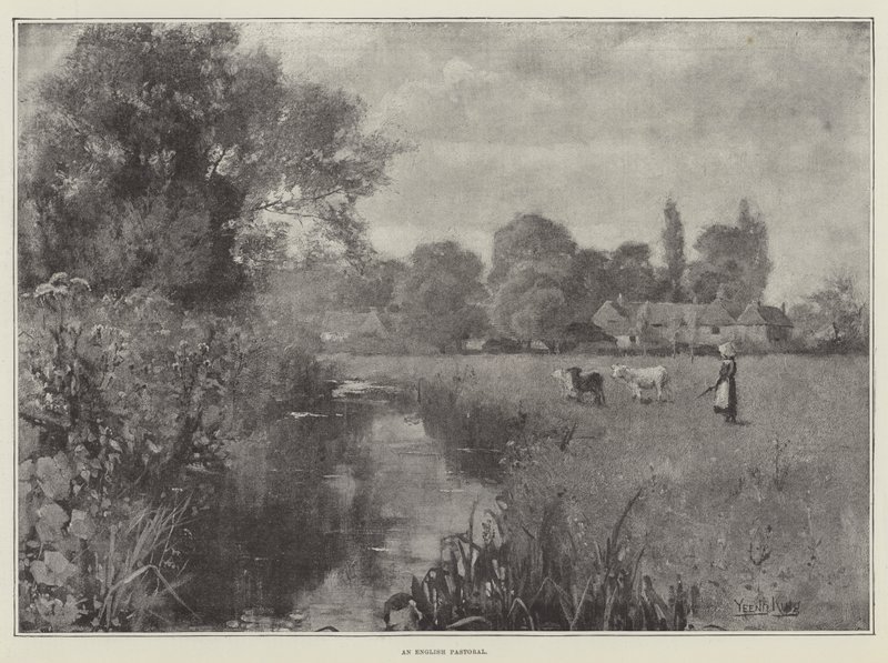 Un pastoral inglés de Henry John Yeend King