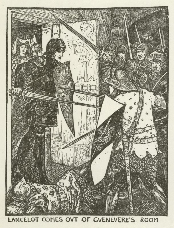 Lancelot sale de la habitación de Ginebra de Henry Justice Ford