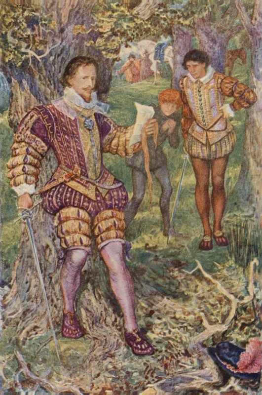 Leicester le arrebató la carta de la mano de Henry Justice Ford