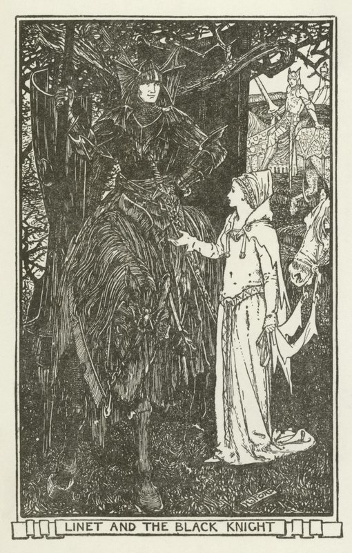 Linet y el Caballero Negro de Henry Justice Ford