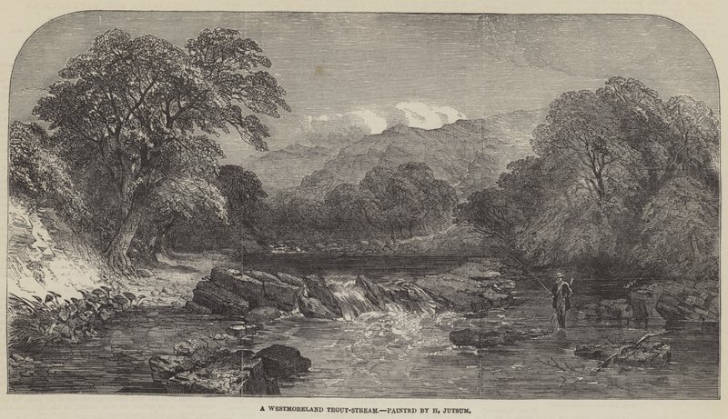 Un arroyo de truchas en Westmoreland de Henry Jutsum