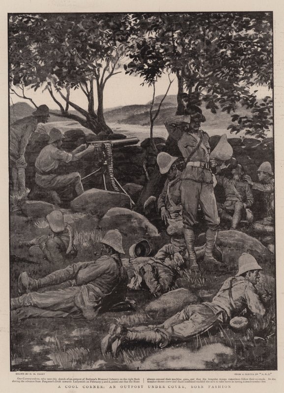 Un rincón fresco, un puesto avanzado cubierto, estilo bóer de Henry Marriott Paget