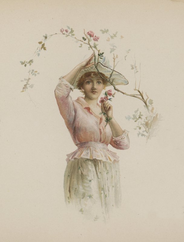 Una rosa, roja, roja de Henry Marriott Paget