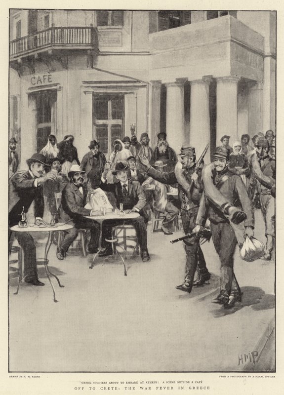 Rumbo a Creta, la fiebre de guerra en Grecia de Henry Marriott Paget