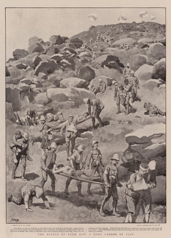 La batalla de Spion Kop, una larga escalera de dolor de Henry Marriott Paget