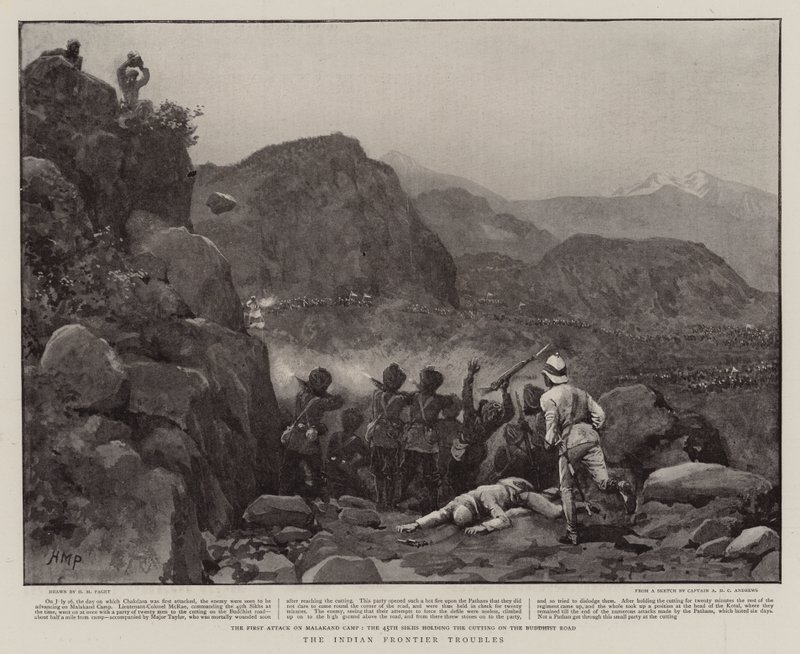 Los problemas en la frontera india de Henry Marriott Paget