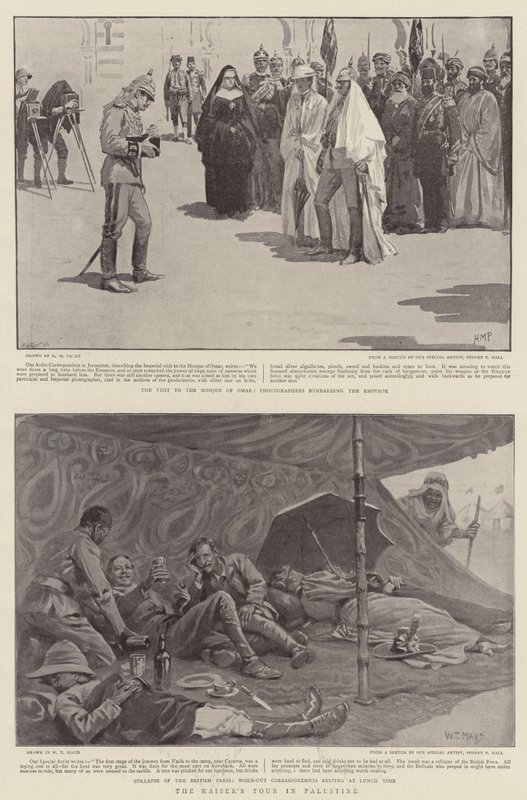 El tour del Kaiser en Palestina de Henry Marriott Paget