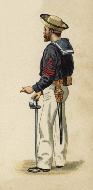 Instructor naval del futuro Rey Jorge V cuando era cadete a bordo del HMS Britannia de Henry Payne