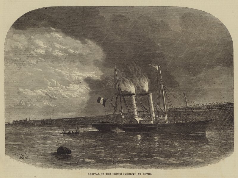 Llegada del Príncipe Imperial a Dover de Henry Spernon Tozer