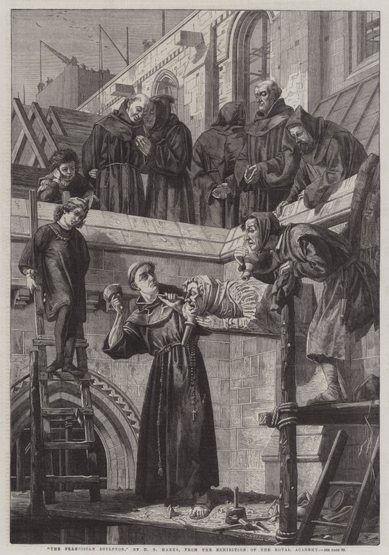 El escultor franciscano de Henry Stacey Marks