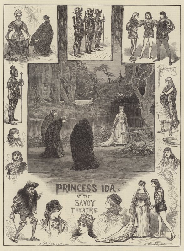 La Princesa Ida en el Teatro Savoy de Henry Stephen Ludlow