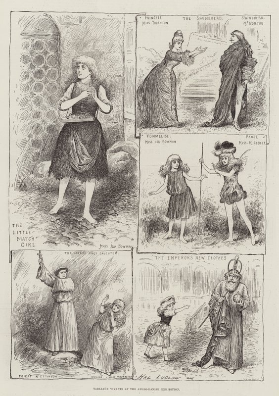 Tableaux Vivants en la Exposición Anglo-Danesa de Henry Stephen Ludlow