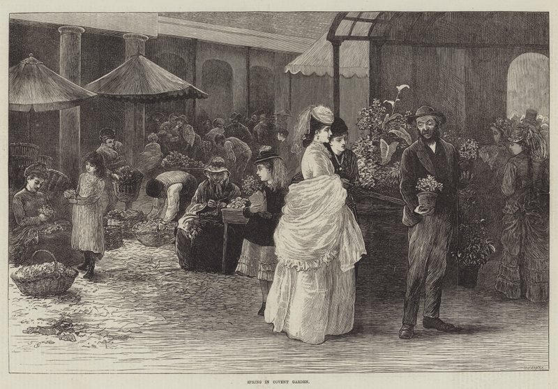 Primavera en Covent Garden de Henry Towneley Green
