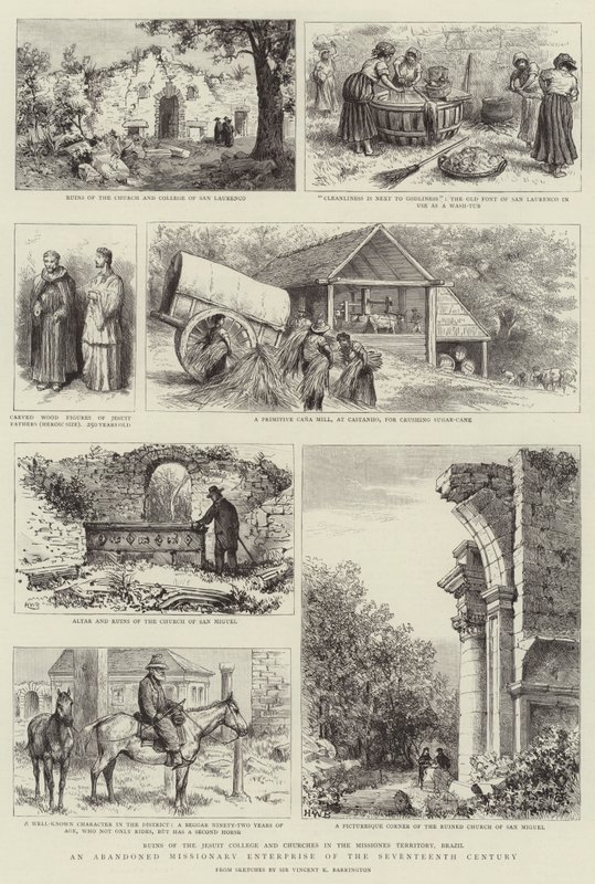 Una empresa misionera abandonada del siglo XVII de Henry William Brewer