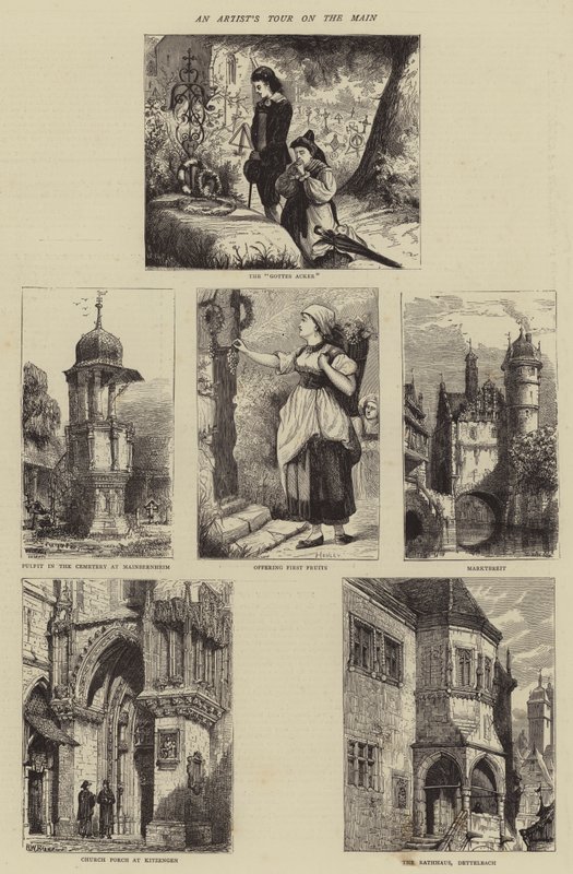 El tour de un artista en el Main de Henry William Brewer