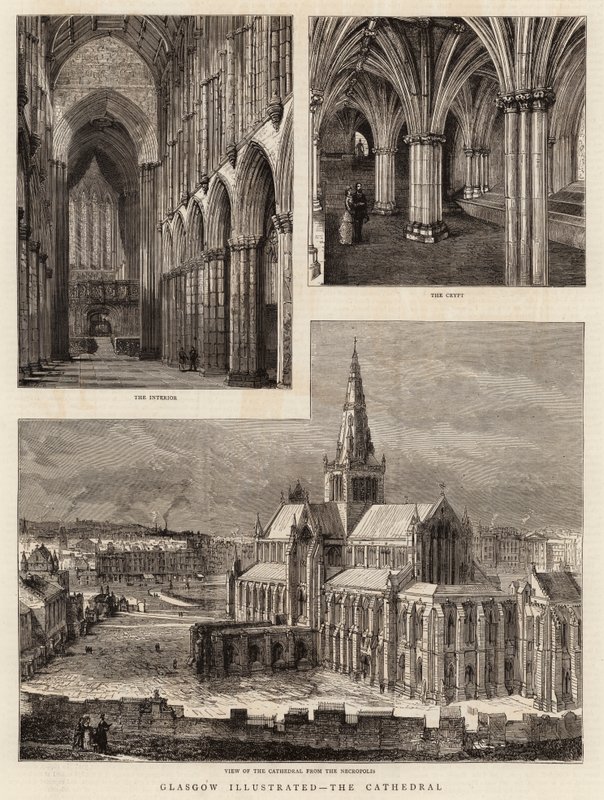 Glasgow ilustrado, la catedral de Henry William Brewer