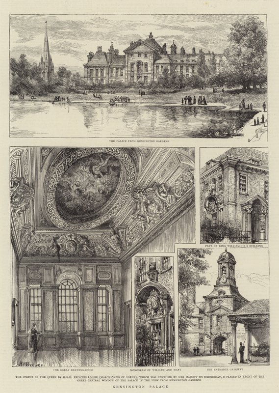 Palacio de Kensington de Henry William Brewer