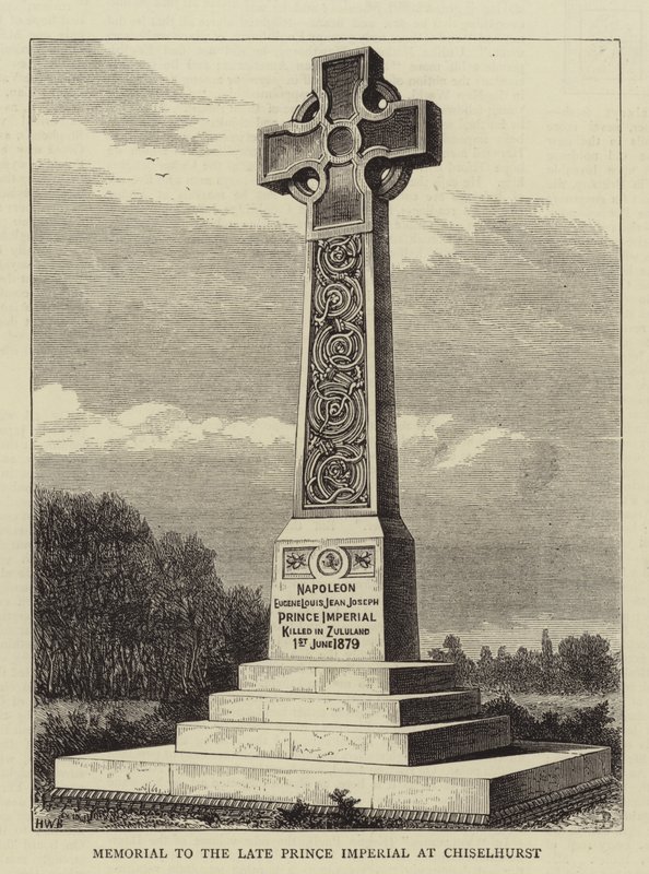 Memorial al Difunto Príncipe Imperial en Chiselhurst de Henry William Brewer