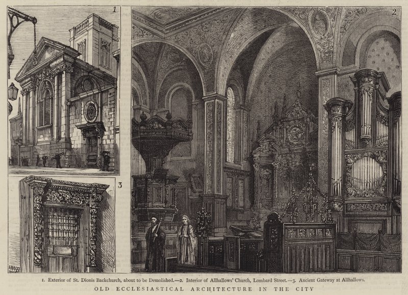 Antigua Arquitectura Eclesiástica en la Ciudad de Henry William Brewer