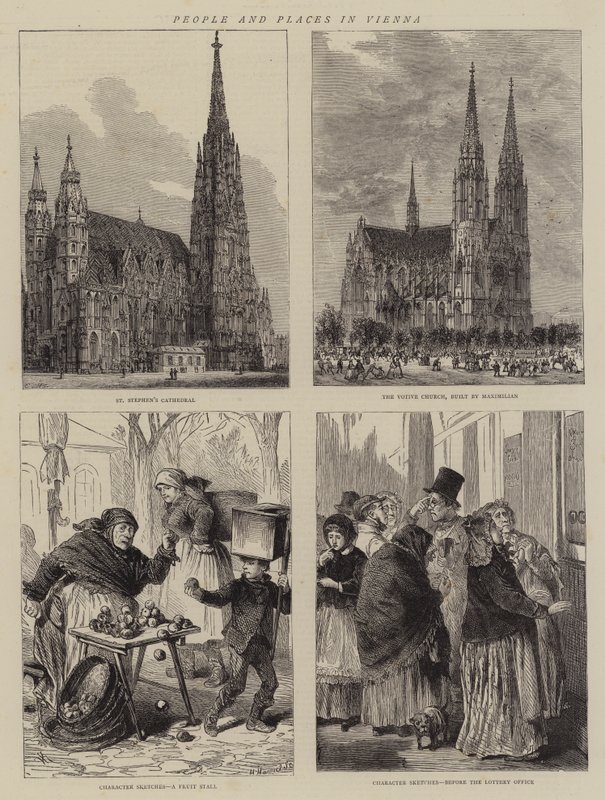 Gente y lugares en Viena de Henry William Brewer