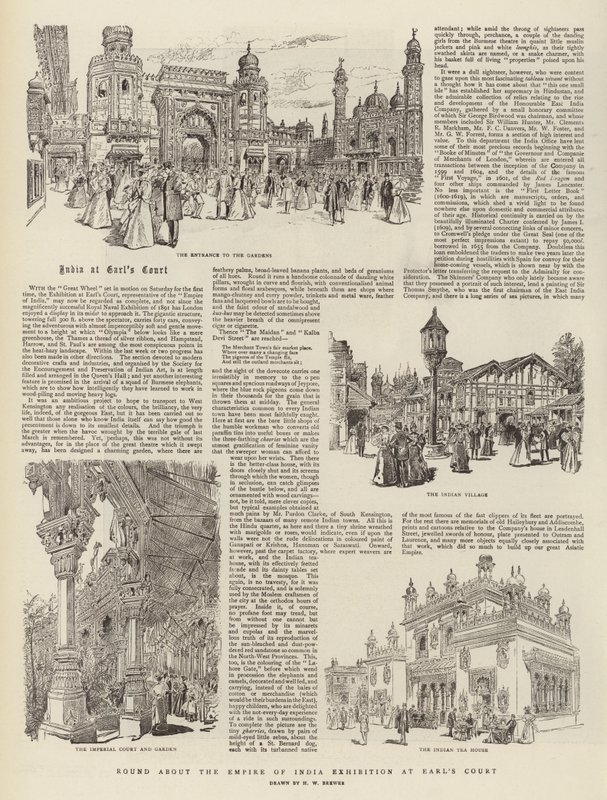 Alrededor de la Exposición del Imperio de la India en Earl