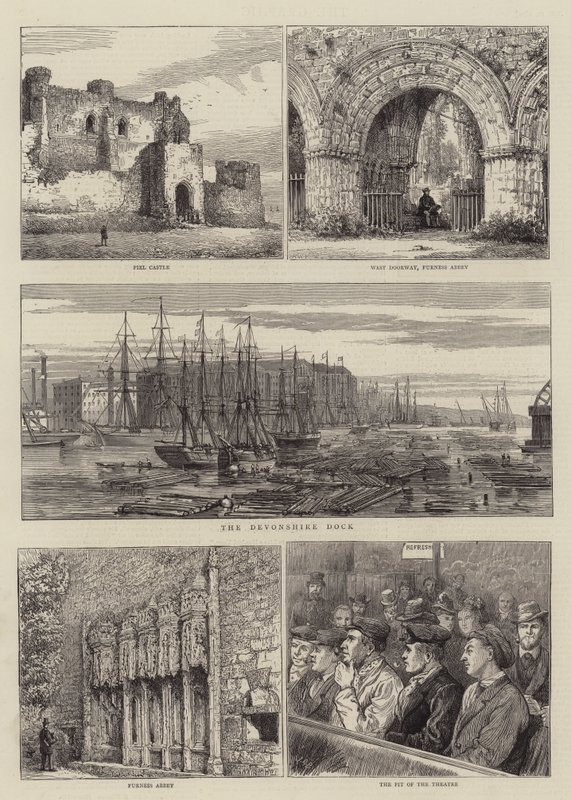 Bocetos en Barrow-in-Furness de Henry William Brewer