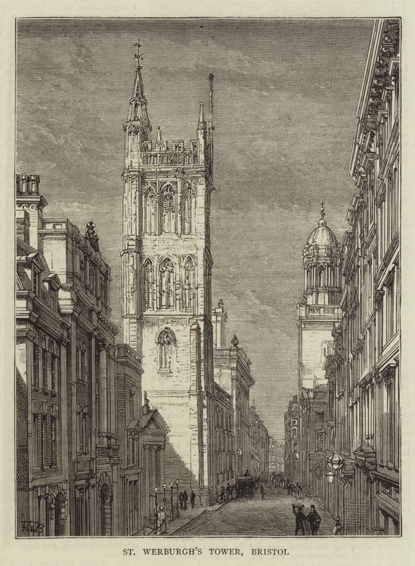 Torre de Santa Werburgh, Bristol de Henry William Brewer